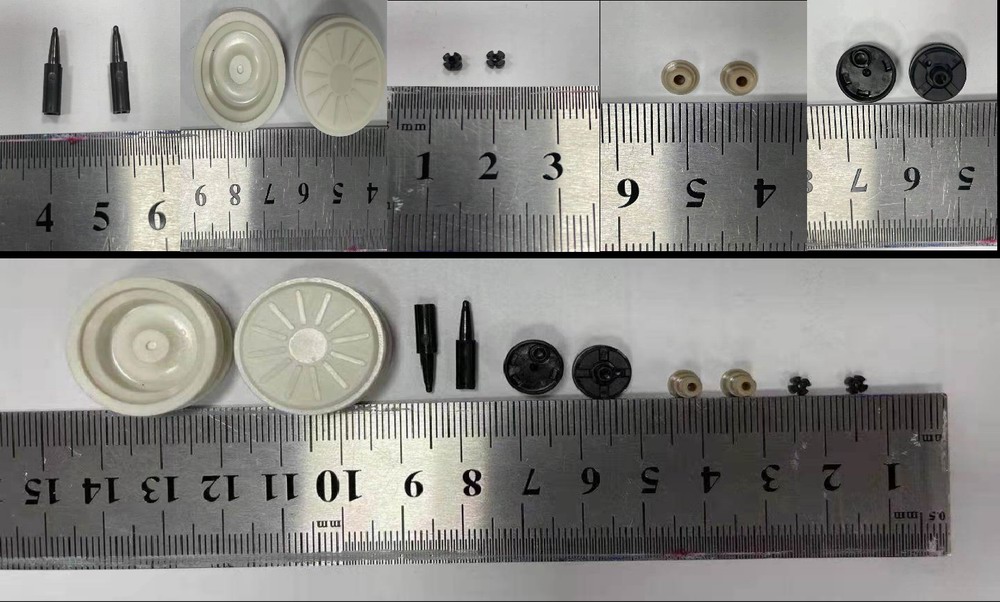 Various special plastic parts for ABS and ESC that can be produced