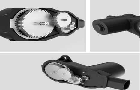 PB automatic parking gearbox